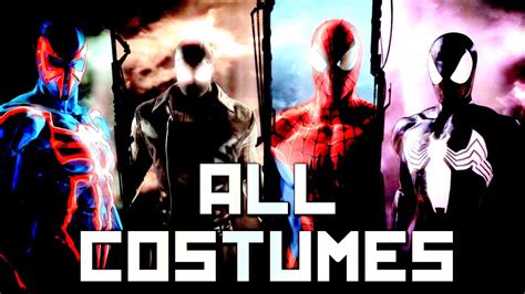 Spider-Man Shattered Dimensions - All Suits/Costumes - YouTube