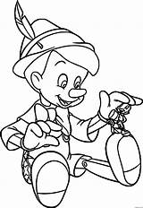 Disney Pinocchio Coloring Page » Turkau sketch template