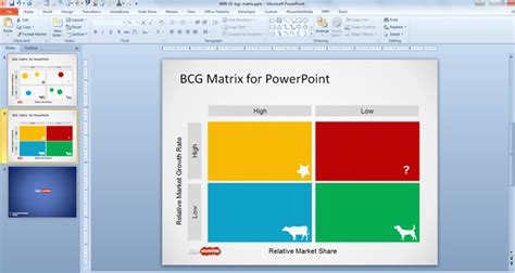 Free Plantilla PowerPoint con Matriz Boston Consulting Group - Free PowerPoint Templates ...