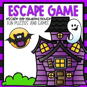 Escape the Haunted House Escape Room Fun Puzzles and Games by CreatedbyMarloJ