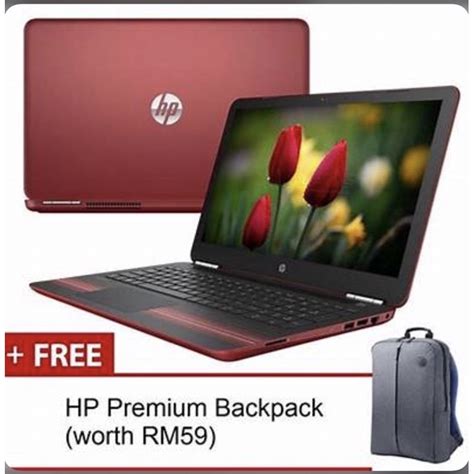 Laptop Red Colour HP Pavilion 15-AU103TX 7Th Gen Core i5 # NVIDIA ...