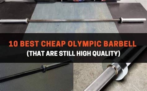 10 Best Cheap Barbells (That Are Still High Quality ...