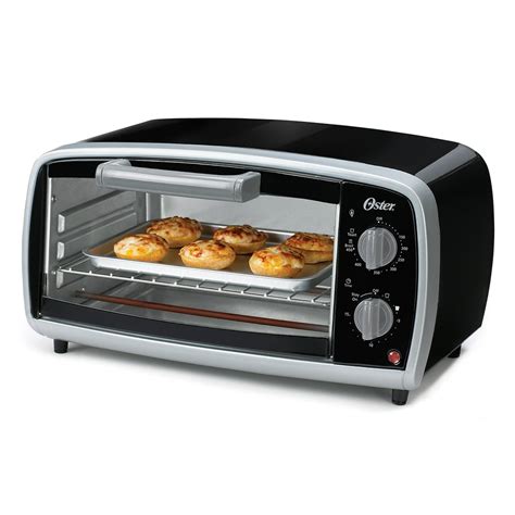 Oster 4-Slice Toaster Oven, Black (TSSTTVVG01) - Walmart.com - Walmart.com