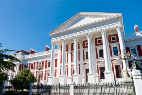 South African Parliament Buildings In Cape Town Stock Photo - Download Image Now - iStock