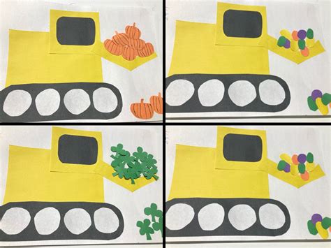 Digger Truck Craft for Kids - Mama of Minis