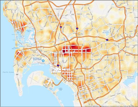 San Diego Crime Map - GIS Geography