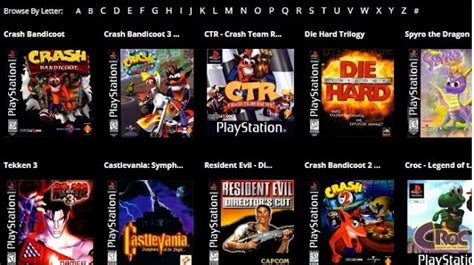 Play Classic / Old PS1 Games Online for Free