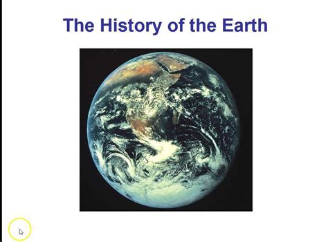 Formation & history of Earth