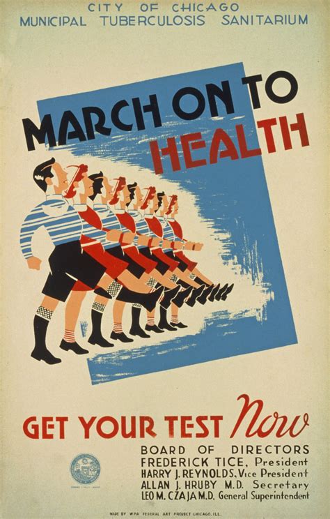 Vintage Health Test Poster Free Stock Photo - Public Domain Pictures