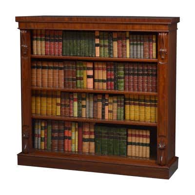 Open Single Shelf Bookcase For Sale at 1stdibs