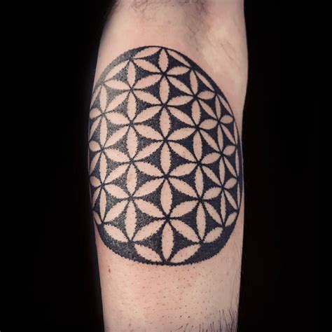 Flower Of Life Tattoo Arm