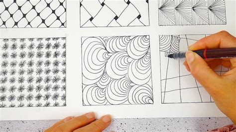 23 Easy Doodle Pattern Ideas for Beginners - YouTube