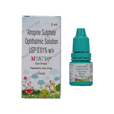 Myatro 0.01 %W/V Eye Drop (5) - Uses, Side Effects, Dosage, Composition & Price | PharmEasy