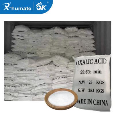 Oxalic Acid white crystal powder purity 99.6% CAS 6153-56-6