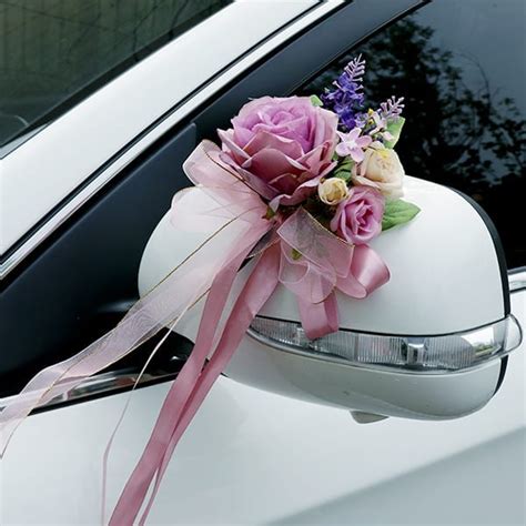 Wedding Car Ribbon, Choice 3 - Violet