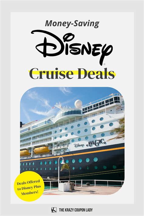 Disney Cruise Deals for Disney Plus Subscribers - The Krazy Coupon Lady