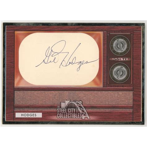 Gil Hodges 2020 Topps Bowman Transcendent Baseball Oversized Cut ...