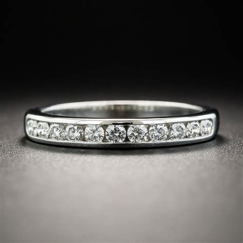 Tiffany & Co. Platinum Channel-Set Diamond Wedding Band