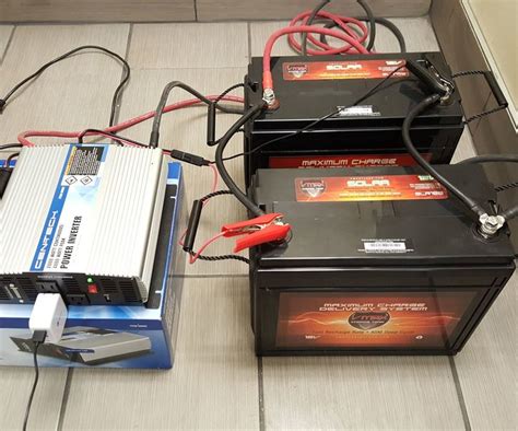 DIY Size & Build a Battery Power Backup Generator W/ 12V Deep Cycle ...