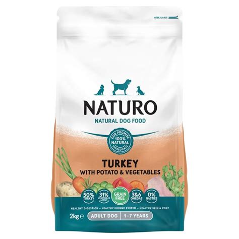 Naturo Turkey with Potato & Vegetables Dry Dog Food | Ocado