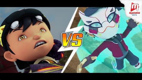 BOBOIBOY VS FANG ! - YouTube