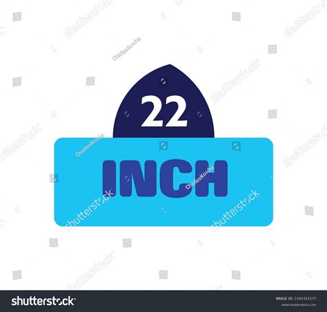 Inch Sign Vector Illustration On White Stock Vector (Royalty Free ...