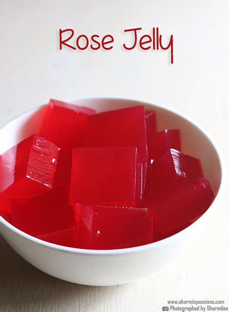 Jelly Recipe | Rose Jelly Recipe - Sharmis Passions