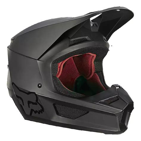 YTH V1 MATTE BLACK HELMET [MT BLK] YL Fox Racing®, 41% OFF