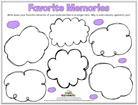 Grief and Loss Worksheets for Kids and Teens