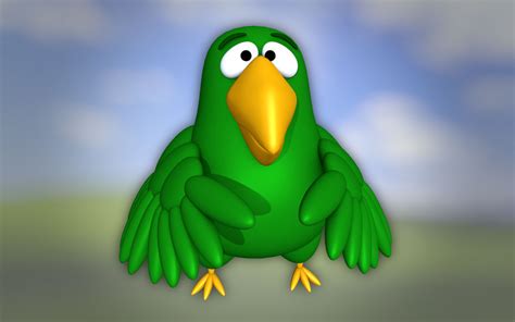 Peedy The Parrot - 3D Model by WilliamModels on DeviantArt