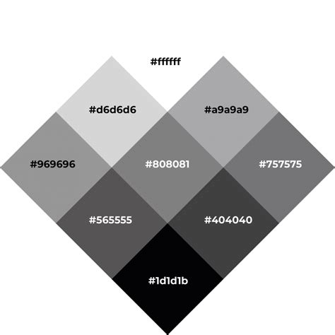 Gamification Academy » PROGRESS color palette black white – BNG hex codes