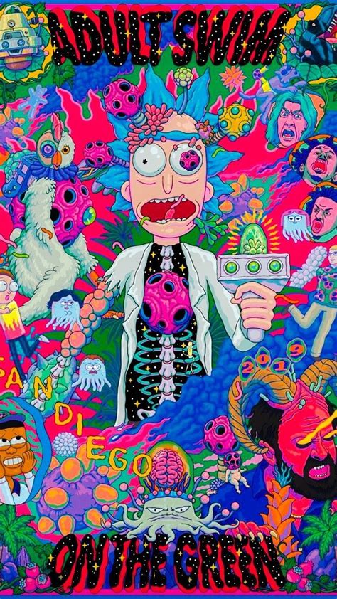 Rick and Morty Psychedelic | Rick and morty drawing, Rick and morty poster, Psychedelic art