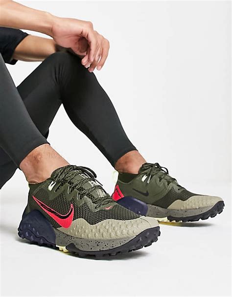 Nike Running Wildhorse 7 trainers in khaki | ASOS