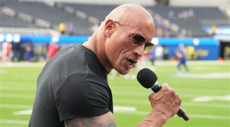 ‘The Rock’ Shouts Out Travis Kelce for Post-Game Quote