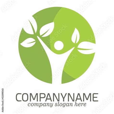 growing tree logo icon vector template Stock Vector | Adobe Stock