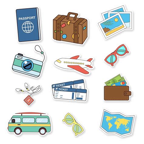 Aapki Marzi Travel Sticker (Pack of 12) Waterproof & Matte Finish ...