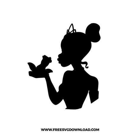 Disney Princess Tiana SVG