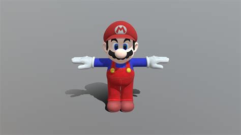 Classic mario - Download Free 3D model by jonny (@jonnyboy1127 ...