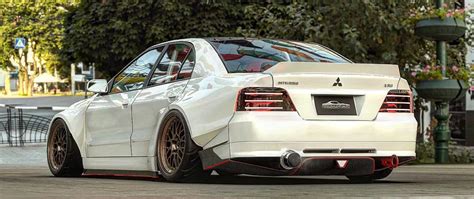 Low Mitsubishi Galant on Wide Digital Steroids Eschews Any Chivalrous ...