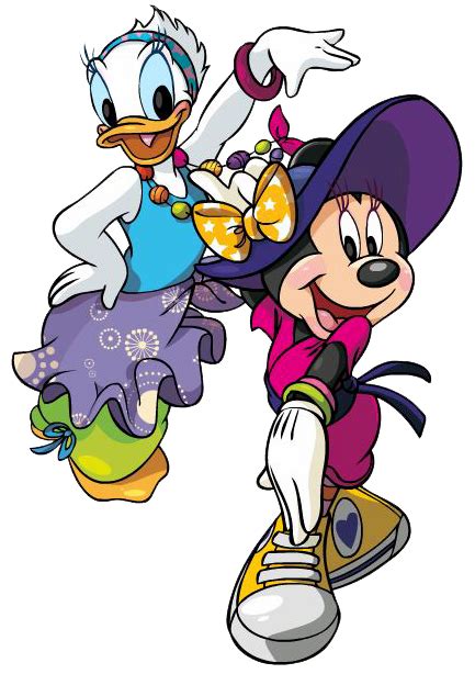 minnie mouse and daisy duck bff - Clip Art Library