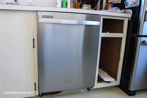 Installing a dishwasher in existing cabinets where there was none