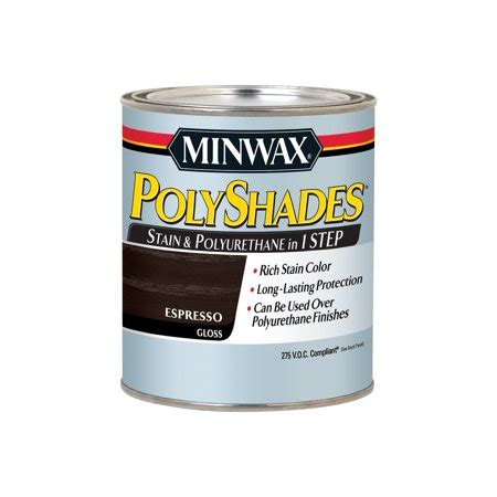 Minwax® PolyShades® 275 VOC Espresso Gloss, 1-Qt - Walmart.com