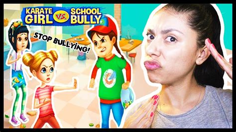 FIGHTING OUR SCHOOL BULLY! - KARATE GIRL vs. SCHOOL BULLY - Based on True Stories - App Games ...