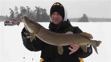 Ice Fishing for Pike and Pickerel - YouTube