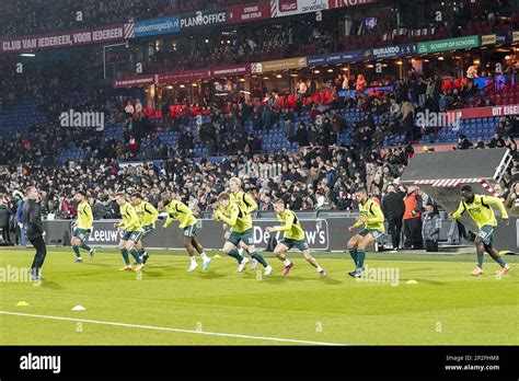 ROTTERDAM, 04-03-2023, Stadium de Kuip, Dutch Eredivisie Football, season 2022 / 2023, Match ...