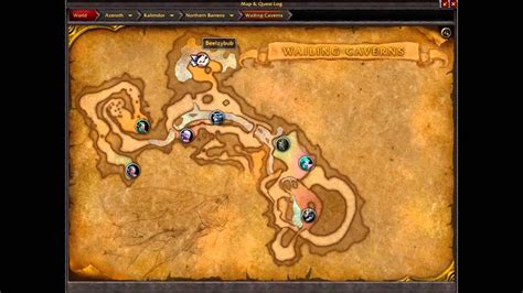 Wow Classic Wailing Caverns Map - H0dgehe