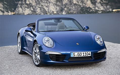 2013 Blue Porsche 911 Carrera 4 Cabriolet Hd Wallpaper 1920x1200 | Download wallpapers page