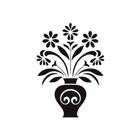 Flower Vase Symbol, Vase, Bouquet, Flower PNG Transparent Image and Clipart for Free Download