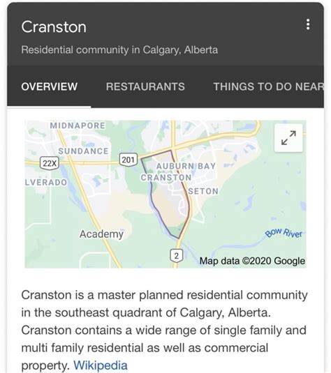 Cranston Residential community in Calgary, Alberta OVERVIEW RESTAURANTS THINGS TO DO NEAR ...