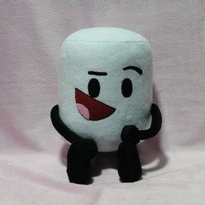 Marshmallow From Inanimate Insanity 11,8 30 Cm Plush Toy the Sweet One II BFDI - Etsy